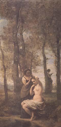 Jean Baptiste Camille  Corot La toilette (mk11) oil painting image